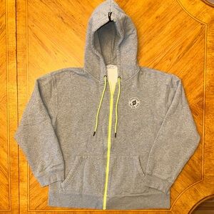 Peloton Full Zip Hoodie Men’s XL *Fits Like Large Gray Together We Go Far Jacket